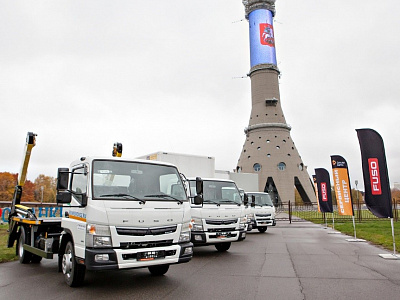 ООО «ДАЙМЛЕР КАМАЗ РУС» и официальный дилер FUSO в Москве компания «ДАКАР-АВТО» представили клиентам грузовики Canter TF нового поколения.