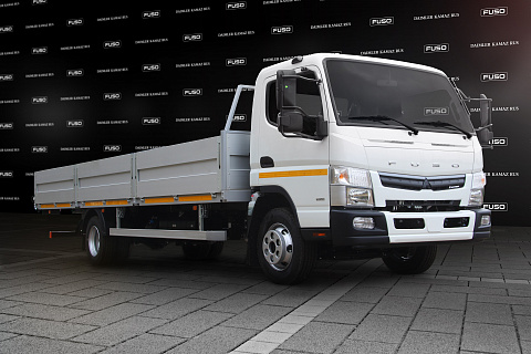 Грузовик бортовой FUSO CANTER TF, кузов с алюминиевыми бортами 6200х2550х600